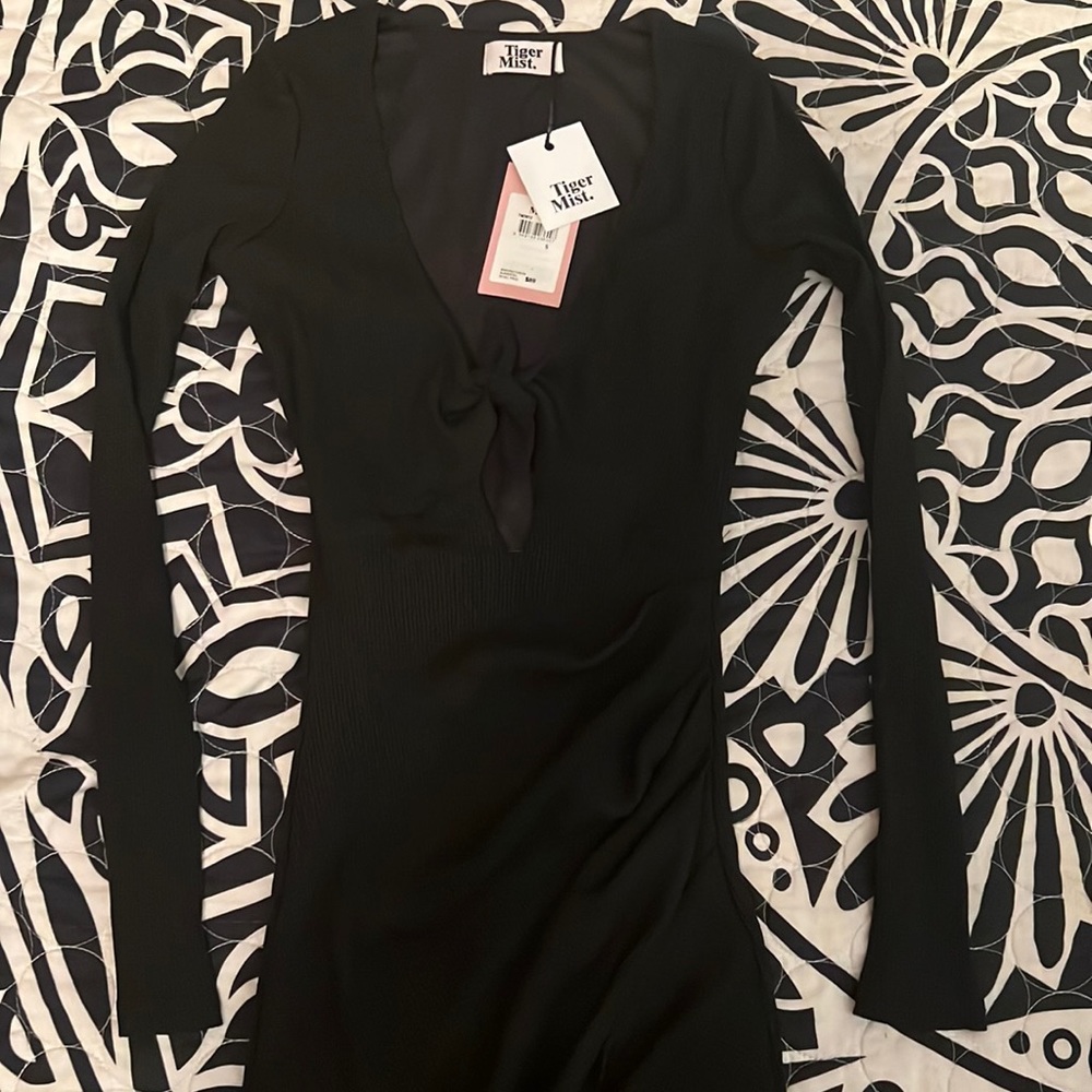 Black tigermist dress